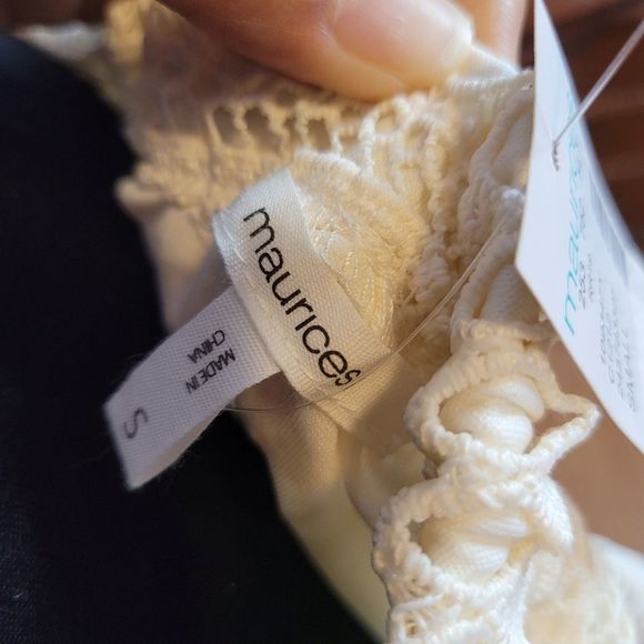 MAURICES Lace Off Shoulder Top - Picture 8 of 9